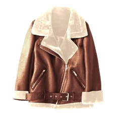 Biker Style Jacket Womens Navy Leather Jacket Women Leather Waist Coat Mens Padded Coats For Women Uk Ladies Grey Leather Jacket Showerproof Jacket Womens Lightening Deal of Day (Brown, M)