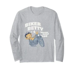 Bikini Biker Betty Long Sleeve T-Shirt