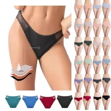 Bikini Knickers Deals Ladies Underwear Size 16 Womens Short Knickers Multipack Women'S Knickers Multipack Full Briefs Ladies Boxer Short Briefs Cotton Underwear Women Size 20 Assorted Thongs Deals