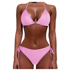 Bikini Sets for Women Uk 38dd, Quick Dry Women's Bikinis Blue Cross Front Women's Bikinis, Bikini Set for Women Strapless Bikini Deals of the Day Sale