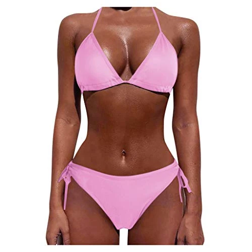 Bikini Sets for Women Uk 38dd, Quick Dry Women's Bikinis Blue Cross Front Women's Bikinis, Bikini Set for Women Strapless Bikini Deals of the Day Sale