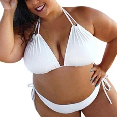 Bikini Sets for Women UK Plus Size 18, Quick Dry Women's Bikinis Halter Neck Women's One-Piece Swimsuits, Bikini Set for Women Strapless Bikini for Women Spring Deal Days