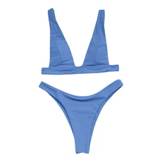 Bikini Split Swimwear Multi Colour Solid Bikini for Women Bikini Bottom 38, a, M