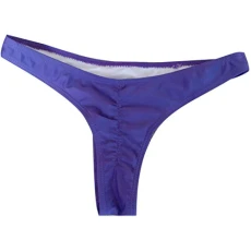 Bikini Thongs for Women Swimwear Solid Color Briefs Sexy Triangle Pants Womens Tankini Sets Summer Beach Pants Bikini Pants Swimming Costume Women Swimsuit Shorts Purple