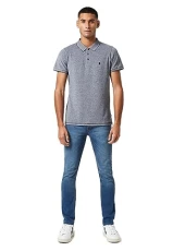 Birdseye Men's Short-Sleeved Polo Shirt T-Shirt, Navy/Navy, L Birdseye Men's Short-Sleeved Polo Shirt T-Shirt, Navy/Navy, L