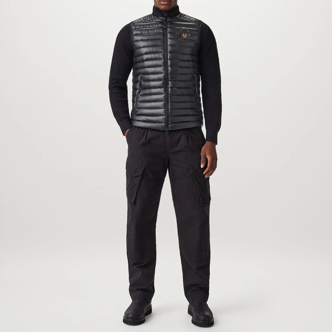 Black Airframe Padded Gilet