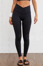 Black Arched Waist Seamless Active Leggings - BLACK / / 75%POLYAMIDE+%ELASTANE Black Arched Waist Seamless Active Leggings - BLACK / / 75%POLYAMIDE+%ELASTANE