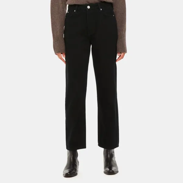 Black Authentic Mollie Straight Jeans - Black