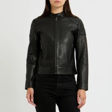 Black Belhaven Leather Jacket