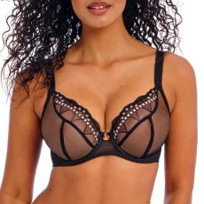 Black Boudoir Noir Loveland Underwire Plunge Bra