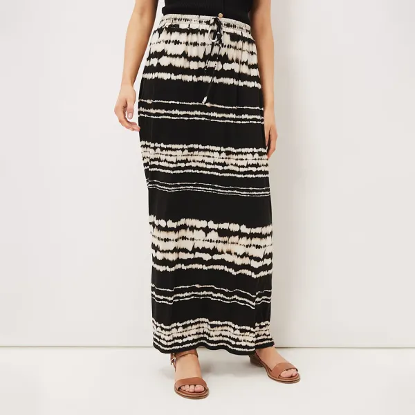 Black Ce Ce Maxi Skirt - Black