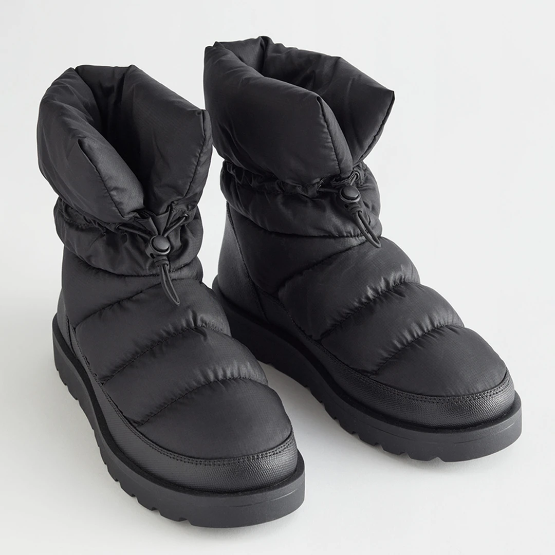 Black Ellinor Padded Boots