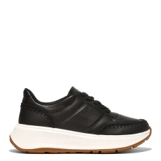 Black F Mode Crochet Detail Trainers