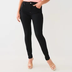 Black Halle Skinny Stretch Jeans