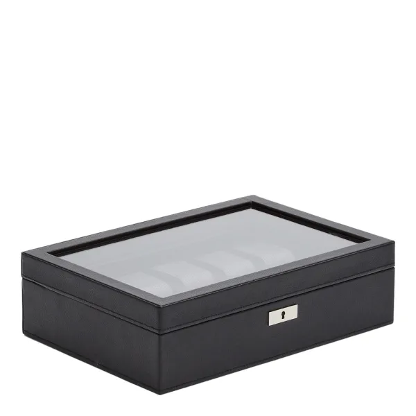 Black Heritage Piece Watch Box - Black