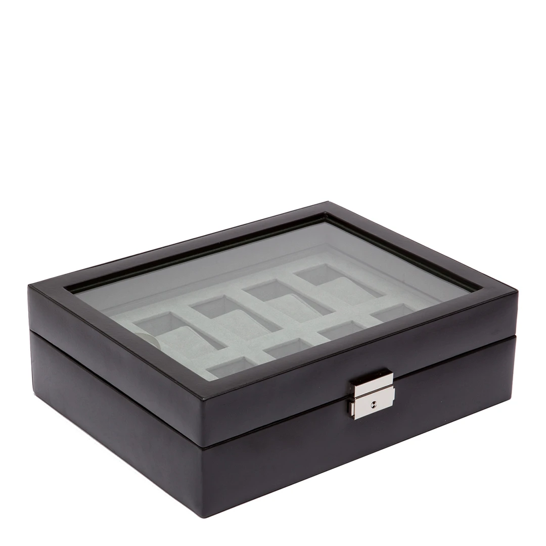 Black Heritage Vegan Leather Piece Watch Box
