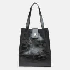 Black Inara Turn Lock Bag