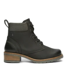 Black Leather Withy Ankle Boots