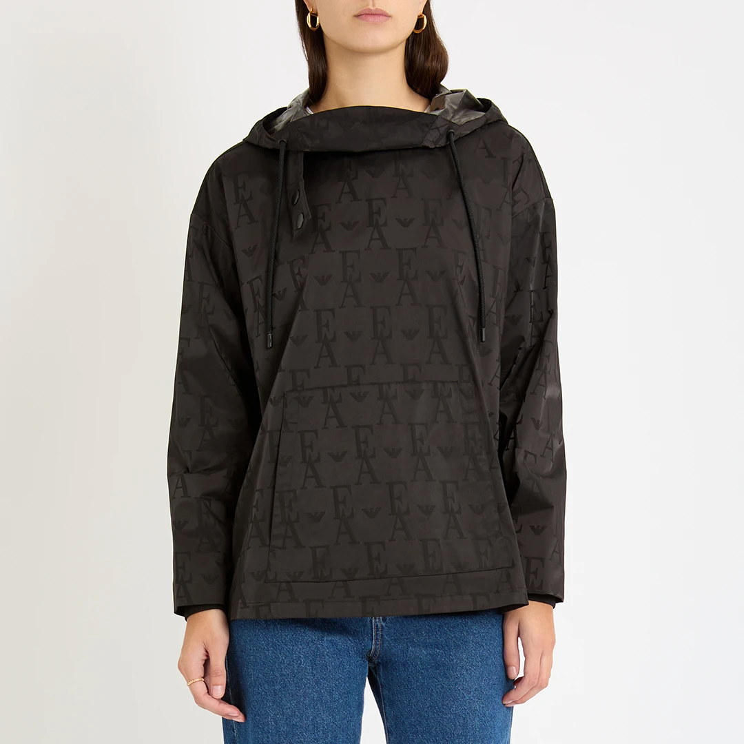 Black Logo Anorak