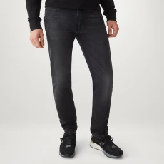 Black Longton Slim Jeans Washed Black