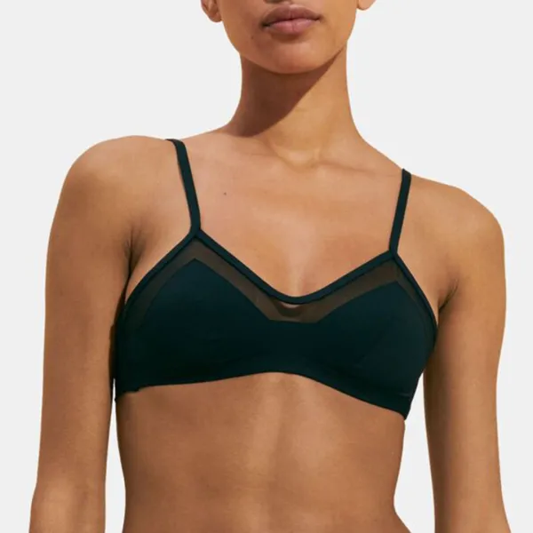 Black Lovely Bikini Top - Black