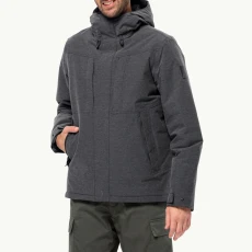 Black Marl Snowy Park Jacket