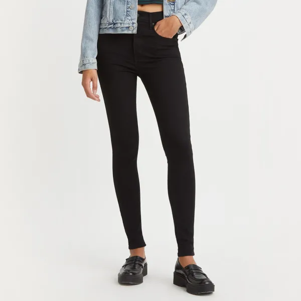 Black Mile High Super Skinny Stretch Jeans - Black
