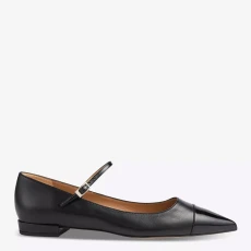 Black Monty Leather Pumps