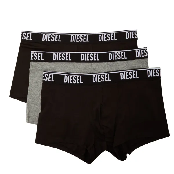 Black Multi Cotton Blend Pack Boxers - Multi