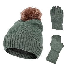 Black of Friday 2023 Mens Woolly Bobble Hat Knitted Wool Scarf Women Navy Blue Gloves Ladies Motorbike Snood for Women Heated Gloves Women UK Prime Big Deal Days My Orders