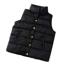 Black of Friday 2024 Fleece Lined Gilet Womens Womens Down Filled Gilet Womens Bodywarmer With Hood Green Coats For Women Uk Thermal Vests Womens Prime Big Deal Days Warehouse Amazon Warehouse Deals