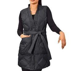 Black of Friday 2024 Lady Gilet With Hood Quilted Waistcoat Women Ladies Summer Jackets Size 16 Womens Thermal Vests Short Sleeve Sales Today Clearance Prime Only Same Day Delivery Items