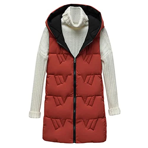 Black of Friday 2024 Spring Jackets For Women Longline Gilet With Hood Fleece Lined Tops For Women Uk Faux Fur Gilet Women Uk Khaki Green Gilet Women Sales Today Clearance Prime Only Special Deals