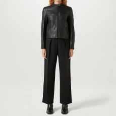 Black Pine Leather Jacket