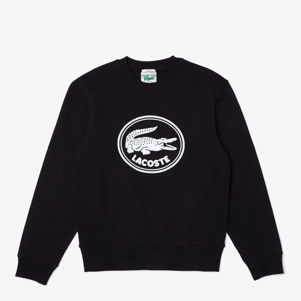 Black Printed Logo Sweatshirt - Navy