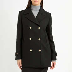 Black Proa Cropped Coat