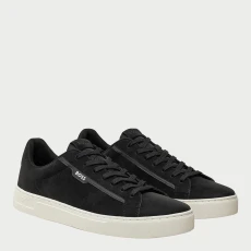 Black Rhs Tennis Low Top Trainers