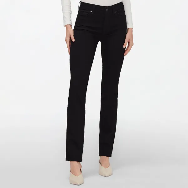 Black Roxanne Ankle Stretch Jeans - Black