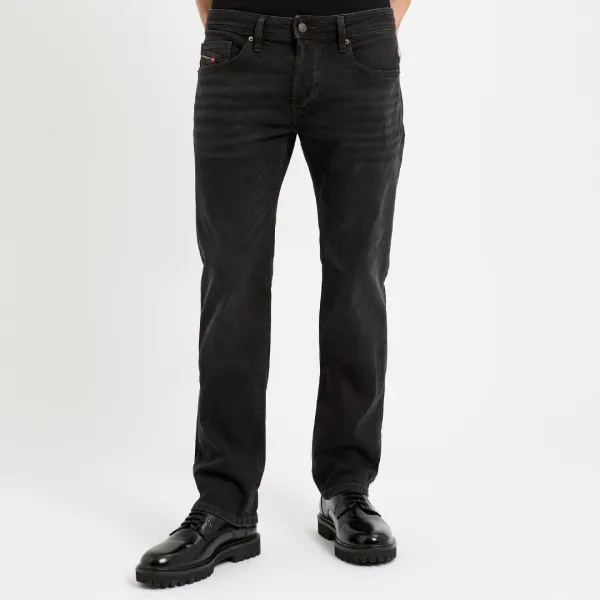 Black Safado-X Tapered Stretch Jeans - Black