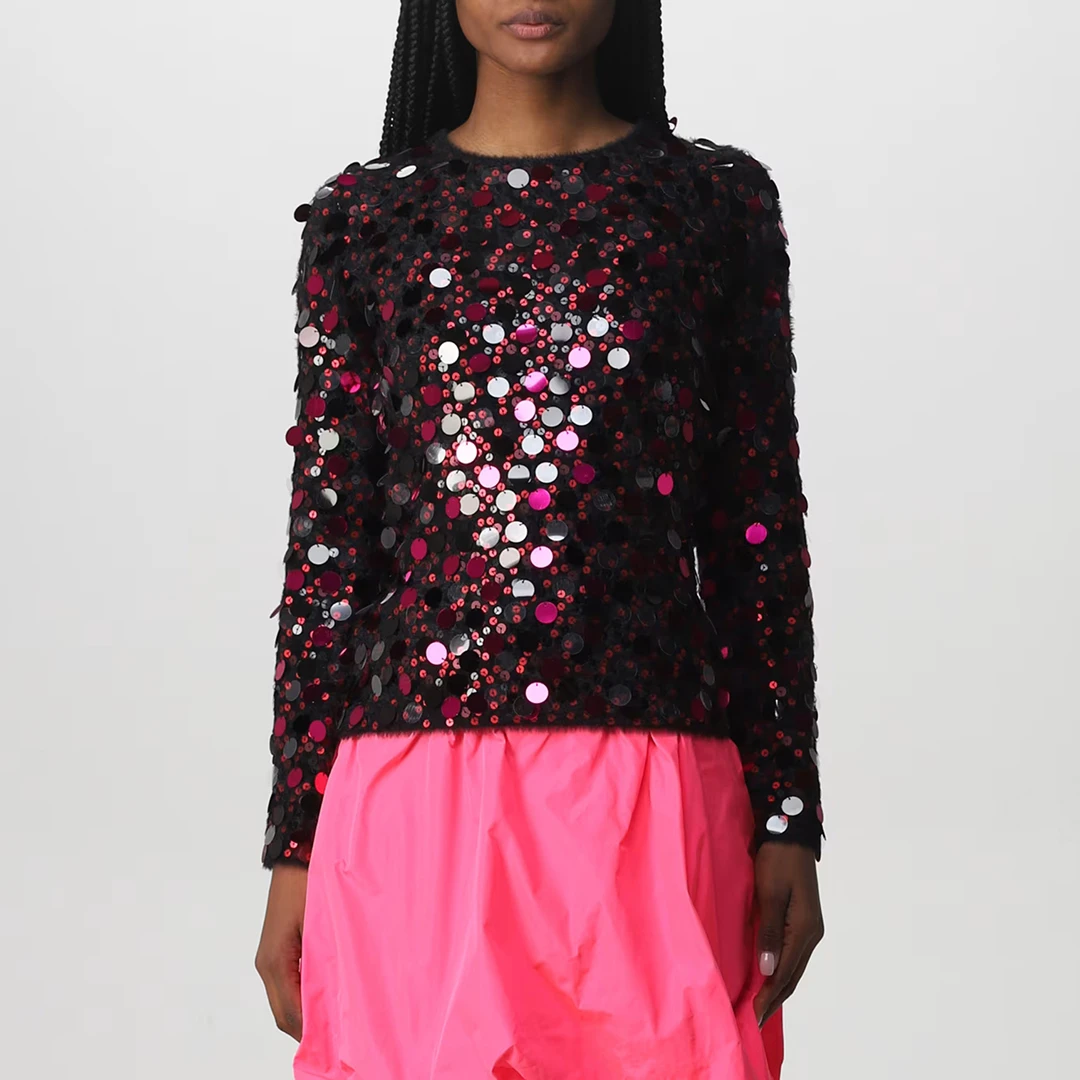 Black Sequin Jumper