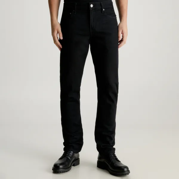 Black Slim Fit Stetch Jeans - Black