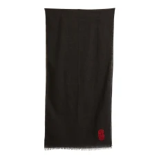 Black Solid Sporty Retro C Oblong