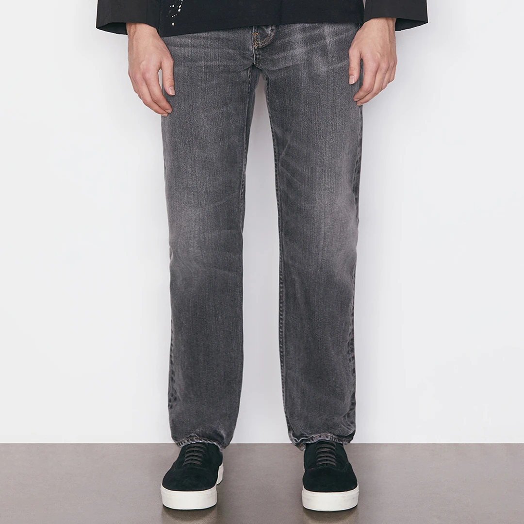 Black Straight Leg Jeans