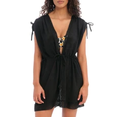 Black Sunscape Tunic