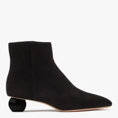 Black Sydney Heeled Ankle Boot
