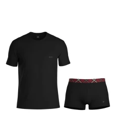 Black T hirt & Trunk Set