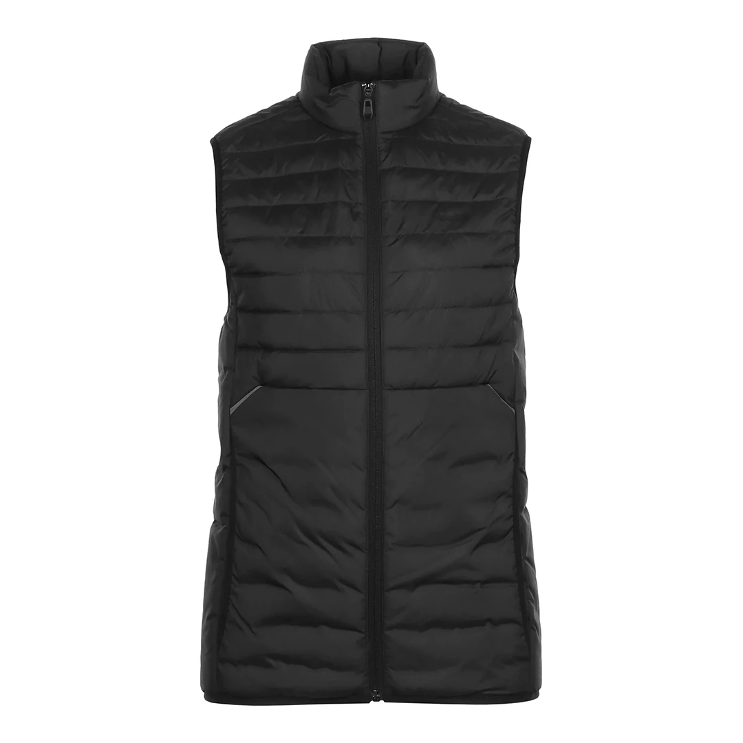 Black Two Tone Padded Gilet