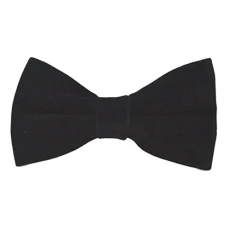 Black Velvet Bow Tie(Size: One Size)