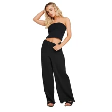 Black Wide Leg Wrap Jumpsuit Petite Black Wide Leg Wrap Jumpsuit Petite
