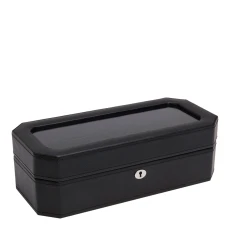 Black/Purple Windsor Piece Watch Box